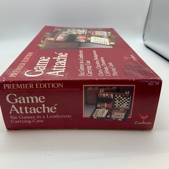 Vintage Sealed Cardinal Game Attaché Six-In-One Small Travel Games - Picture 4 of 14